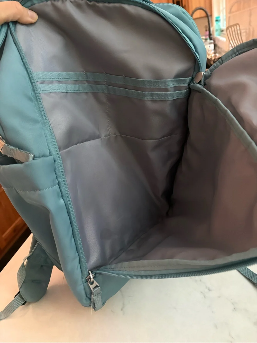 All in motion kids back to school blue backpack